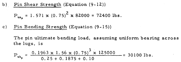 Nominal Pin Strength